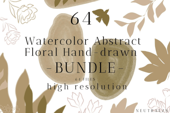 Download Abstract Shapes Floral Clipart Bundle - Clipart Collection