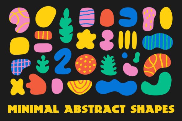 Download 30 Minimal Abstract Shapes - Abstract shapes Collection