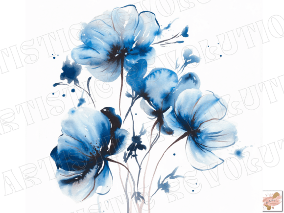 Download Abstract Watercolor Flowers Clipart Png - Clipart Collection