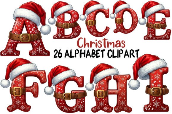 Download Christmas Alphabet Clipart - Clipart Collection