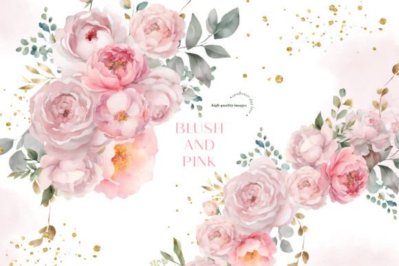 Download Blush Pink Flowers Clipart - Clipart Collection