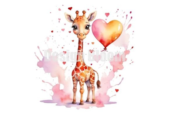 Download Romantic Giraffe PNG Clipart Craft - Clipart Collection