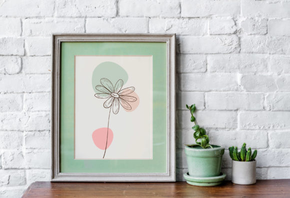 Download Floral Line Art Flower SVG Frame - Art Collection