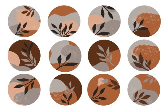 Download Earth Tone Flat Aesthetic Shape - Art Collection
