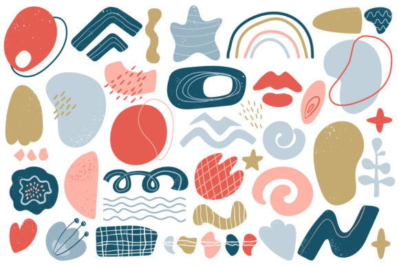 Download Doodle Abstract Shapes - Abstract shapes Collection