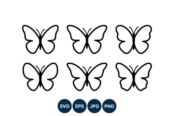 Download Black White Butterfly Line Art Icons - Art Collection