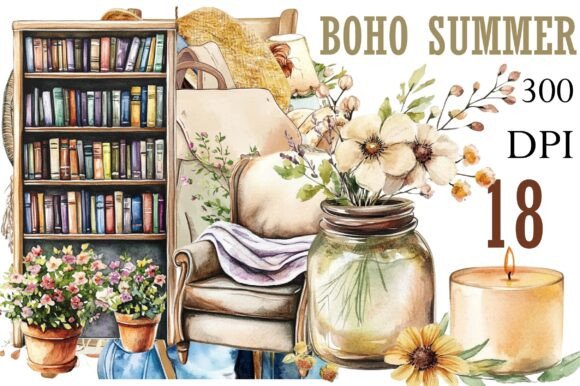 Download Boho Summer Collection Clipart - Clipart Collection