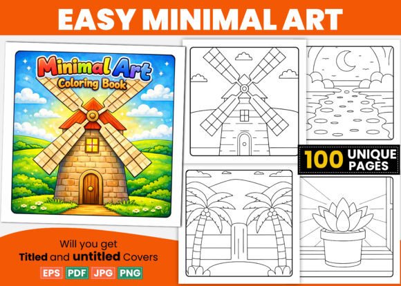 Download Bold and Easy Minimal Art Coloring Pages - Art Collection