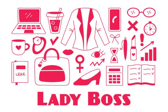Download Lady Boss Doodles PNG Clipart - Clipart Collection