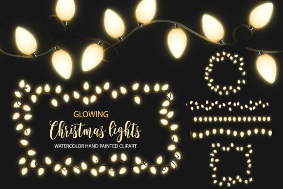 Download Christmas Fairy Lights Overlay Clipart - Clipart Collection
