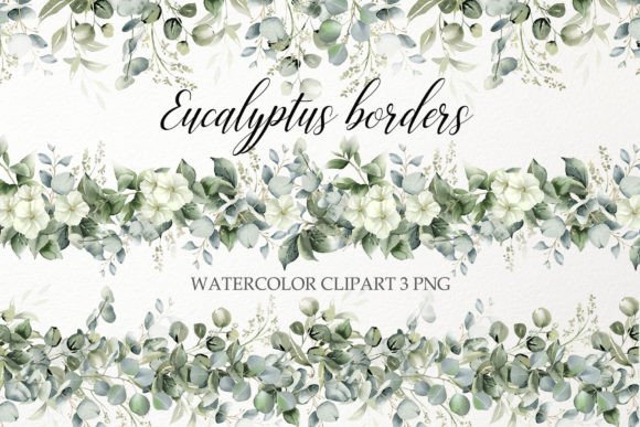 Download Eucalyptus Leaves Border Clipart - Clipart Collection