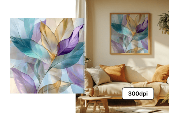 Download Abstract Floral Shapes - Dreamy Artwork - Art Collection
