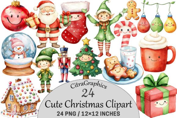 Download Cute Christmas Clipart. - Clipart Collection