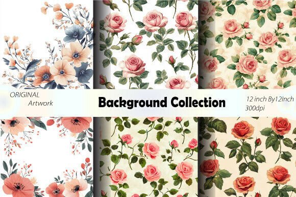 Download Wallpaper Flower Texture Background Art - Art Collection