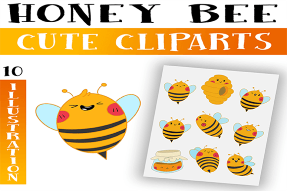Download Honey Bee Clipart / Commercial Use / PNG - Clipart Collection