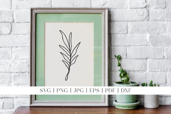Download Leaf Line Art | Botanical Plant Design - Art Collection