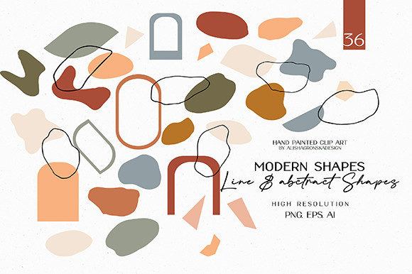 Download Abstract Shapes Clipart - Clipart Collection