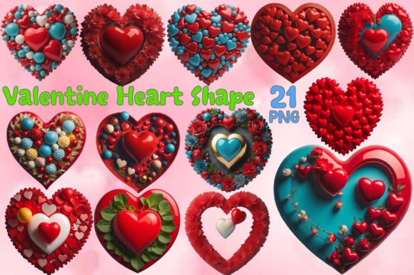 Download Valentine Heart Shape Illustrations - Art Collection