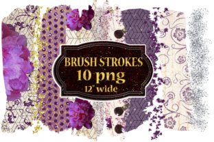 Download Brush Stroke Clipart,Floral Brush Stroke - Clipart Collection