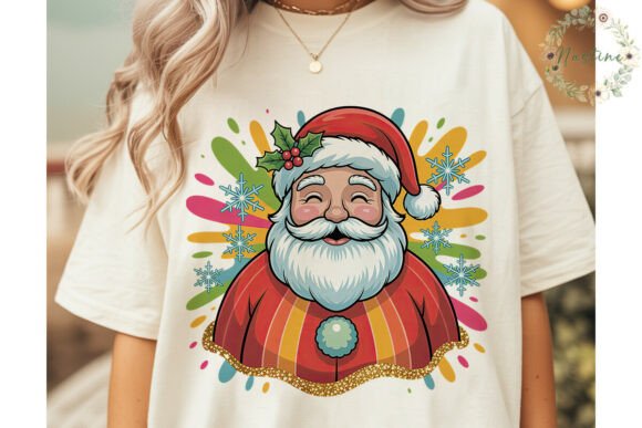 Download Glitter Splatter Santa PNG Clipart - Clipart Collection