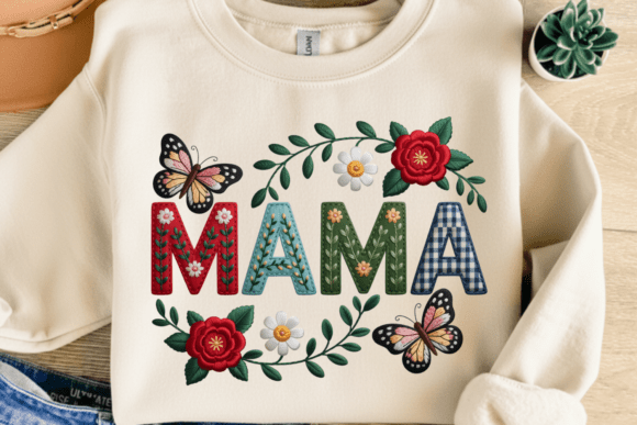 Download Floral Mama Butterfly Patchwork PNG - Floral Collection