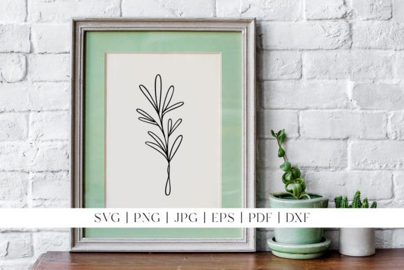Download Laurel Leaf Line Art | Botanical Branch - Art Collection