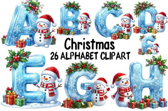 Download Christmas Alphabet Clipart - Clipart Collection