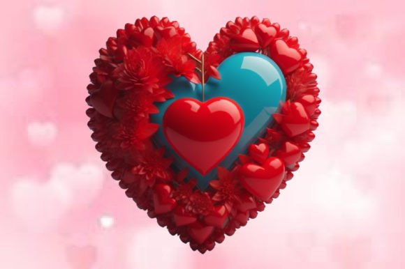 Download Valentine Heart Shape Illustrations - Art Collection