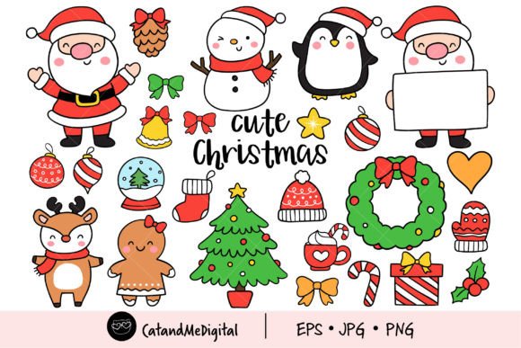 Download Cute Christmas Clipart' - Clipart Collection