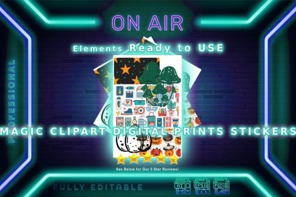 Download Magic Clipart Digital Prints Stickers - Clipart Collection
