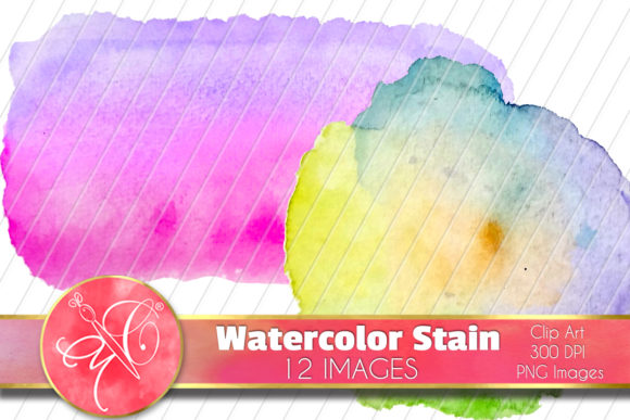 Download Watercolor Stains Clip Art, 12 Images - Art Collection