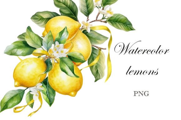 Download Lemon Watercolor Png. Citrus Clipart - Clipart Collection