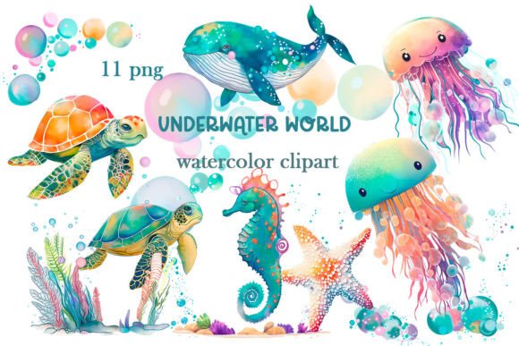 Download Underwater World,  Sea Clipart, Summer - Clipart Collection