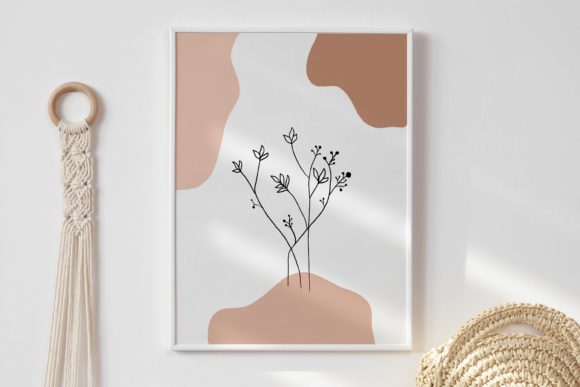 Download Printable Wall Art, Abstract Floral Wall - Art Collection