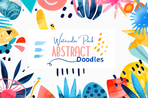 Download Abstract Watercolor Doodles Clipart P.1 - Clipart Collection