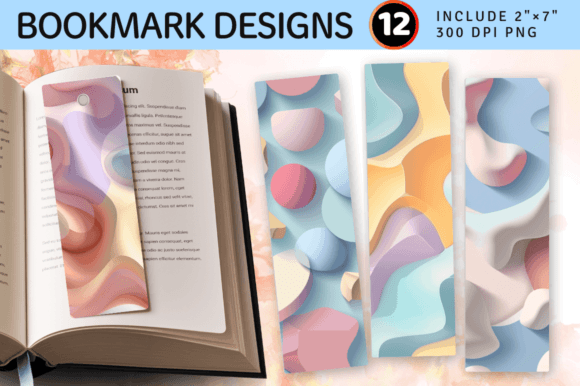 Download Pastel 3D Abstract Shapes PNG Bookmark D - Abstract shapes Collection