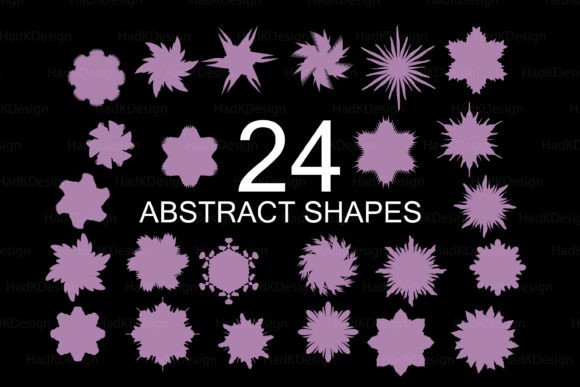 Download A Vector Set of 24 Abstract Elements Art - Art Collection