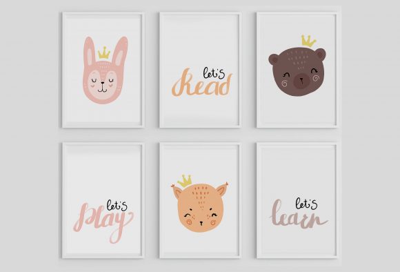 Download Animal Printable Wall Art, Let's Play - Art Collection