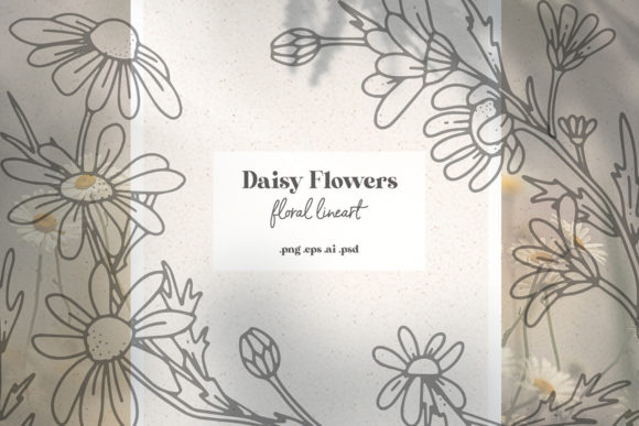 Download Daisy Flowers Floral Line Art - Art Collection