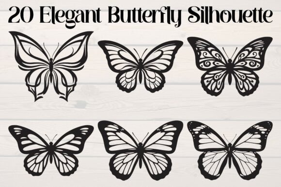 Download Elegant Butterfly Silhouette - Premium Resources