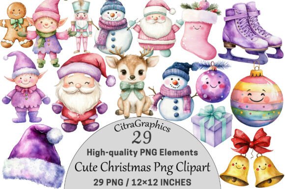 Download Cute Christmas Clipart. - Clipart Collection
