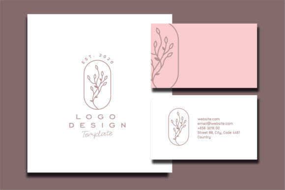 Download Floral Logo &amp; Business Card - Floral logo Collection